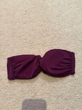Victorias Secret Plum Strapless Bandeau Bikini Top